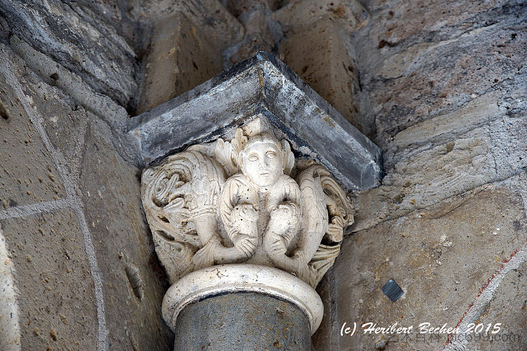 首都，德国玛丽亚·拉赫修道院 Capital, Maria Laach Abbey, Germany (1093)，罗马式建筑