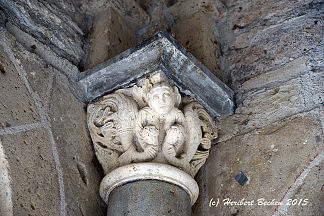 首都，德国玛丽亚·拉赫修道院 Capital, Maria Laach Abbey, Germany (1093)，罗马式建筑