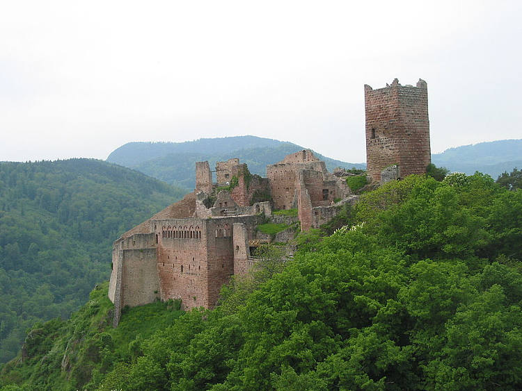 圣乌尔里希城堡， 法国 Castle St Ulrich, France (c.1050)，罗马式建筑