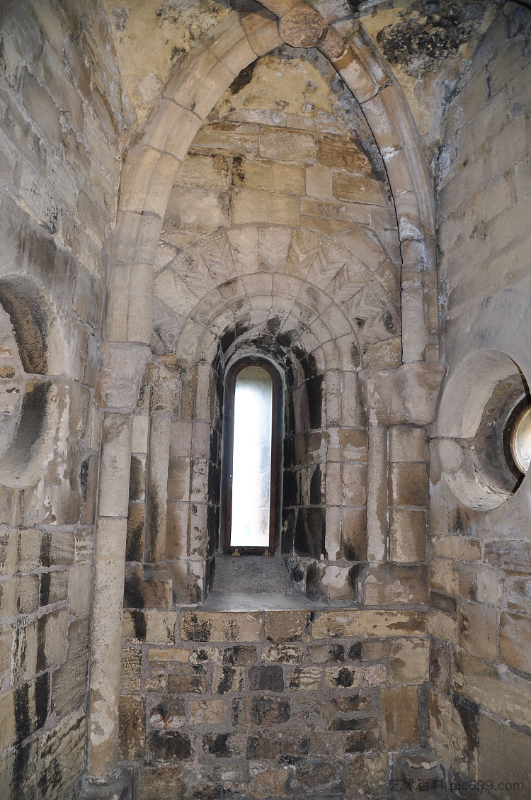 科尼斯伯勒城堡， 英格兰 Conisbrough Castle, England (c.1066)，罗马式建筑