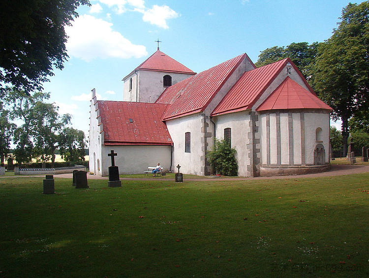 富尔托夫塔教堂，瑞典 Fulltofta Church, Sweden (1175)，罗马式建筑