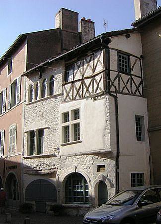 克鲁尼的度假屋，法国 Houses in Cluny, France (c.1150)，罗马式建筑