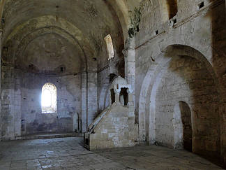 内部，克拉克德骑士，叙利亚 Interior, Krak Des Chevaliers, Syria (c.1170)，罗马式建筑
