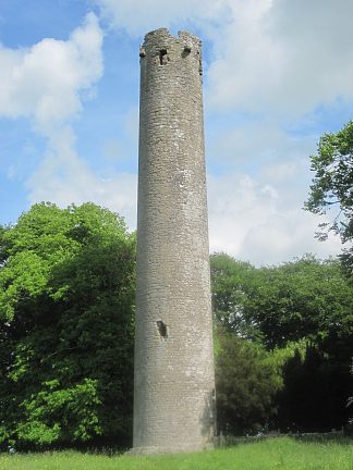 基里圆塔，爱尔兰 Kilree Round Tower, Ireland (1150)，罗马式建筑