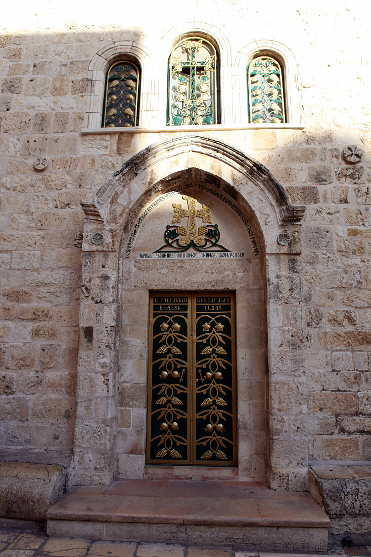 门户，圣墓教堂，以色列耶路撒冷 Portal, Church of the Holy Sepulchre, Jerusalem, Israel (1048)，罗马式建筑
