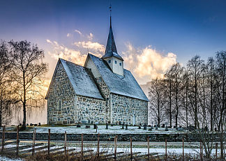 挪威 斯利德雷多门 Slidredomen, Norway (c.1180)，罗马式建筑