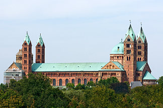 施派尔大教堂，德国 Speyer Cathedral, Germany (1030)，罗马式建筑