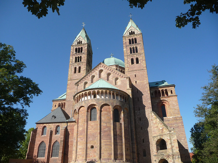 施派尔大教堂，德国 Speyer Cathedral, Germany (1030)，罗马式建筑