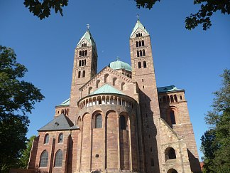 施派尔大教堂，德国 Speyer Cathedral, Germany (1030)，罗马式建筑