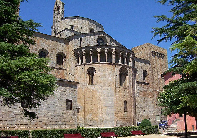 乌赫尔大教堂，西班牙 Urgell Cathedral, Spain (c.1110)，罗马式建筑