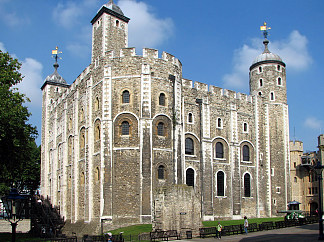 惠特塔，伦敦塔 Whit Tower, Tower of London (c.1078)，罗马式建筑