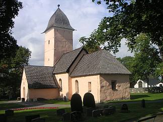 瑞典伊特格兰教堂 Yttergran Church, Sweden (c.1150)，罗马式建筑