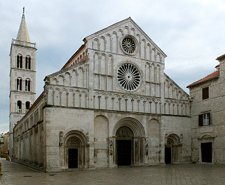 扎达尔大教堂，克罗地亚 Zadar Cathedral, Croatia (c.1200)，罗马式建筑