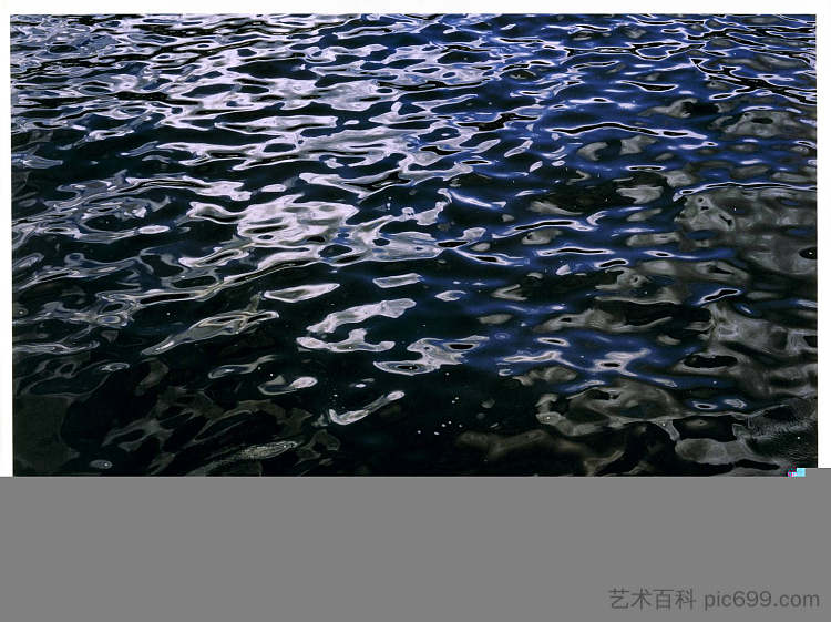 无题（出自《静水》（例如泰晤士河）系列） Untitled (from the series Still Water (The River Thames, for Example)) (1999)，罗尼·霍恩