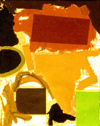 抽象绘画与盒子 2 Abstract Painting with Boxes 2 (1963)，罗尼·兰德菲尔德