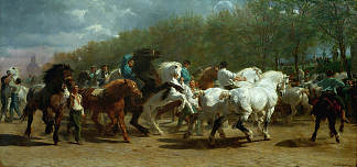 马展 The Horse Fair (1855)，罗莎·博纳尔