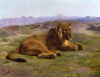 卧槽狮子 Couching Lion (1872)，罗莎·博纳尔