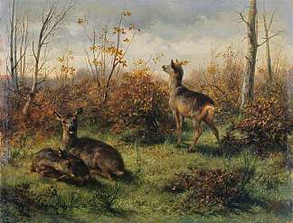 狍 Roe Deer (1860)，罗莎·博纳尔