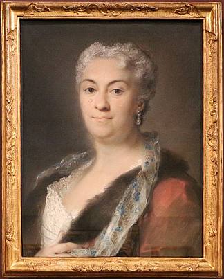 摩德纳的亨丽埃塔·安娜·索菲亚 Enrichetta Anna Sofia di Modena (c.1740)，罗萨尔巴·卡列拉