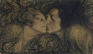 吻 The Kiss (c.1890 – c.1900; United States                     )，罗斯·奥尼尔