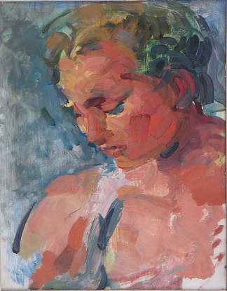 金发女孩的肖像 Portrait of a girl with blond hair (1980; New York City,New York,United States                     )，罗斯玛丽·贝克