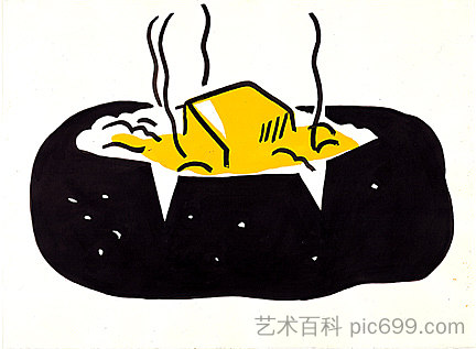 烤土豆 Baked potato (1962)，罗伊·李奇登斯坦