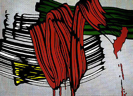 大画六 Big painting VI (1965)，罗伊·李奇登斯坦