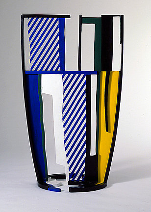 玻璃 IV Glass IV (1977)，罗伊·李奇登斯坦