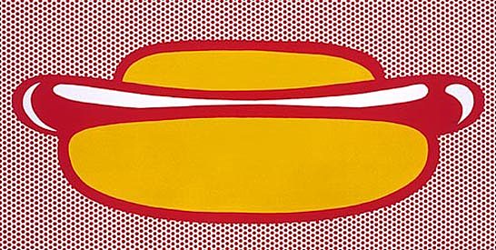 热狗 Hot dog (1964)，罗伊·李奇登斯坦