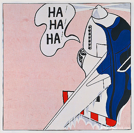 实弹（哈！有！哈！ Live ammo (Ha! Ha! Ha!) (1962)，罗伊·李奇登斯坦