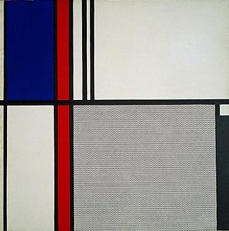 非目标二 Nonobjective II (1964)，罗伊·李奇登斯坦