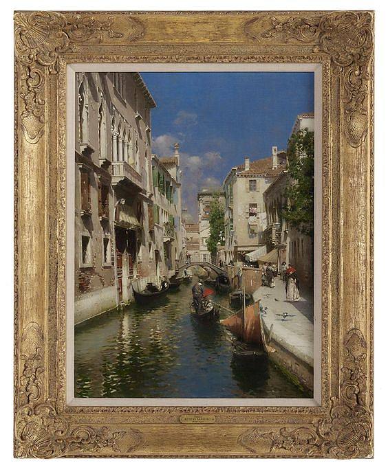 多纳奥内斯塔运河， 威尼斯 Canal Dona Onesta, Venice，鲁本斯·桑托罗