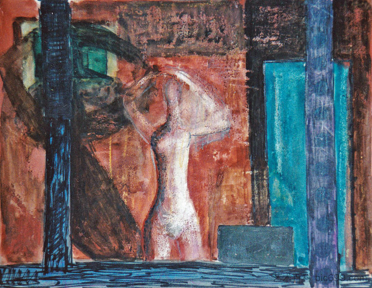 女士着装 Woman Dressing (1960)，鲁道夫火焰