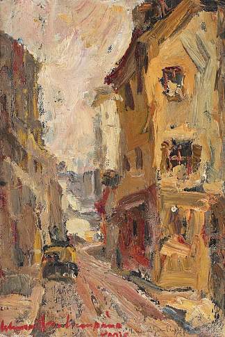 蒙马特街 Street in Montmartre (1932)，鲁道夫·史怀哲·卡帕纳