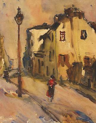 巴黎街头 Street in Paris (1932)，鲁道夫·史怀哲·卡帕纳