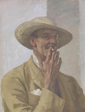 自画像 Self Portrait (1920)，鲁珀特·巴尼
