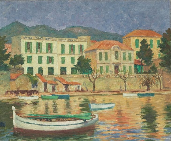 海滨，班多尔 Waterfront, Bandol (1929)，鲁珀特·巴尼