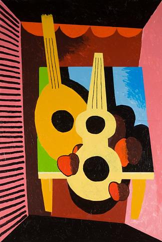 静物与弦乐器 Still Life with Stringed Instruments (2018)，拉斯·沃伦