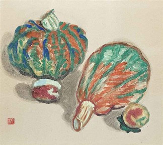 南瓜 Pumpkin (1948)，梅原龙三郎