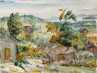 萨克斯马基的风景 Maisema Sääksmäeltä (1936)，萨利宁·泰科