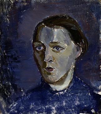 卡利奥夫人的肖像 Rouva Kallion Muotokuva (1917)，萨利宁·泰科