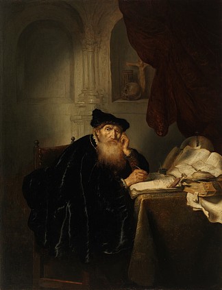 哲学家 A Philosopher (1635; Amsterdam (then Dutch Republic),Netherlands                     )，所罗门·科宁克