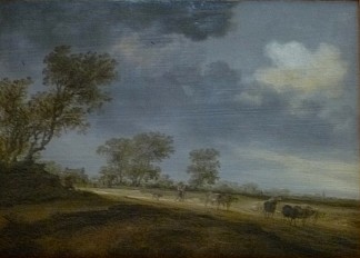 荷兰风景 Dutch Landscape，所罗门·范·鲁伊斯戴尔