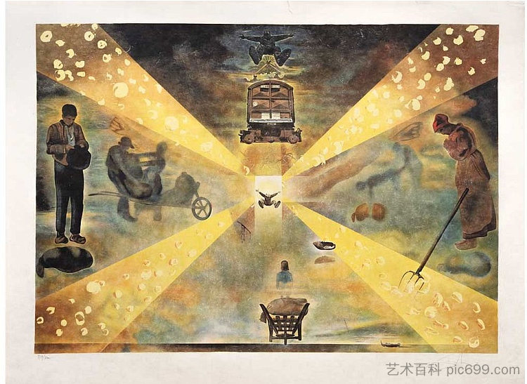 佩皮尼昂火车站 The Railway Station at Perpignan (1965),萨尔瓦多·达利