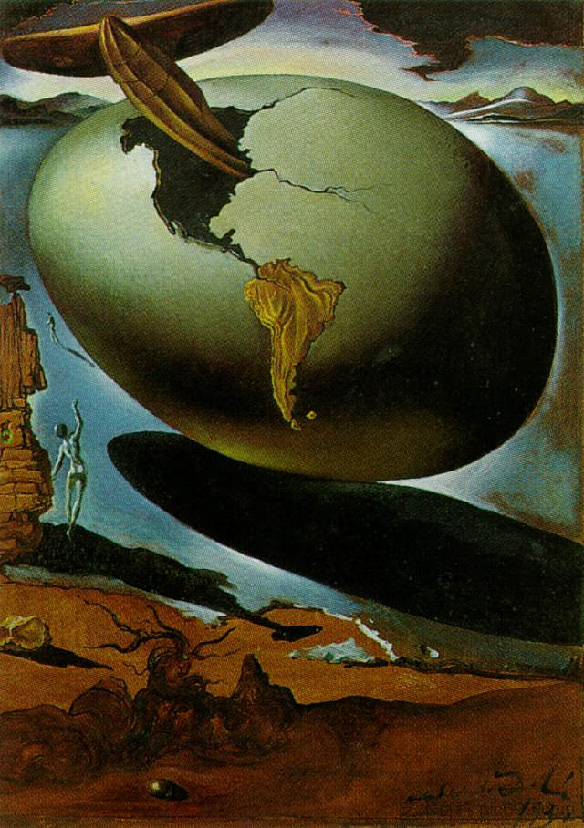 美国圣诞节的寓言 Allegory of an American Christmas (1934),萨尔瓦多·达利