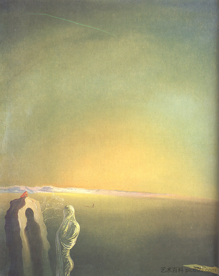 矛盾的形象 Ambivalent Image (1933)，萨尔瓦多·达利