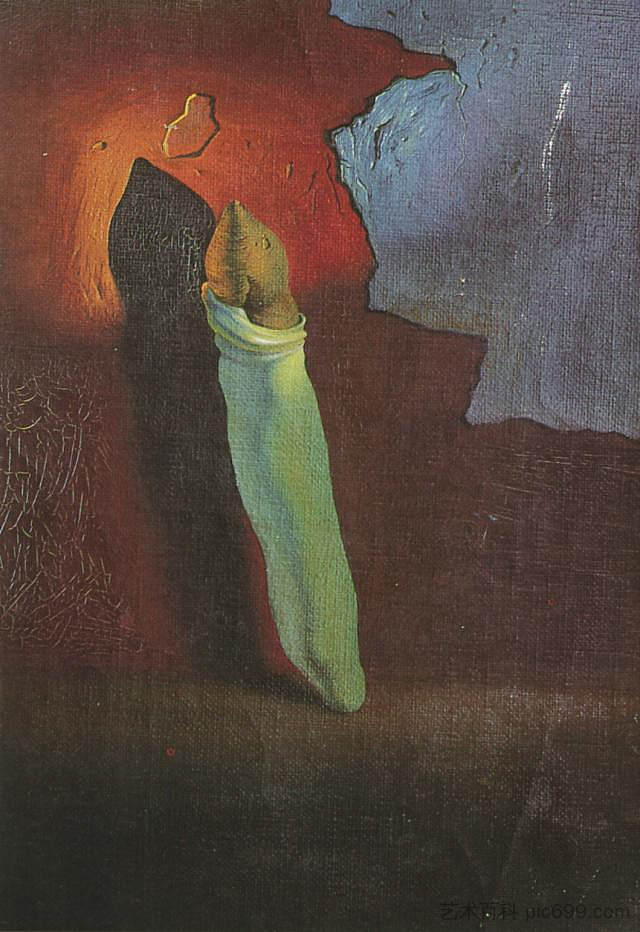 拟人面包 Anthropomorphic Bread (1932),萨尔瓦多·达利