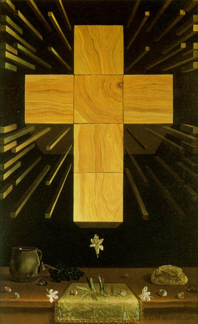 算术交叉 Arithmosophic Cross (1952),萨尔瓦多·达利