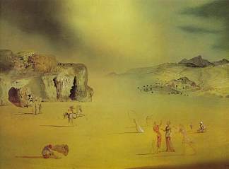 平均异教徒景观 Average Pagan Landscape (1937)，萨尔瓦多·达利