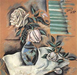 花束(重要的是玫瑰) Bouquet (L’Important c’est la Rose) (1924)，萨尔瓦多·达利